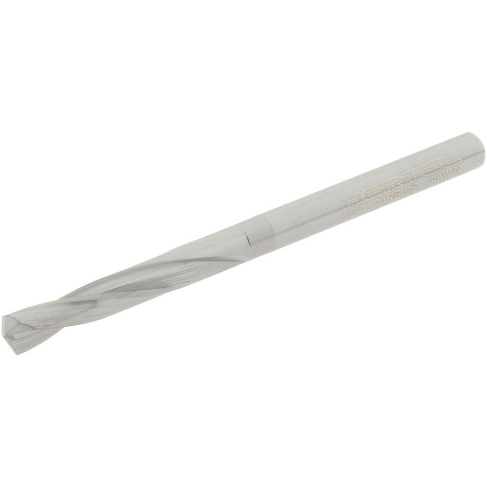 Hertel 16704991 Screw Machine Length Drill Bit #30, 135 ° Point, Solid Carbide