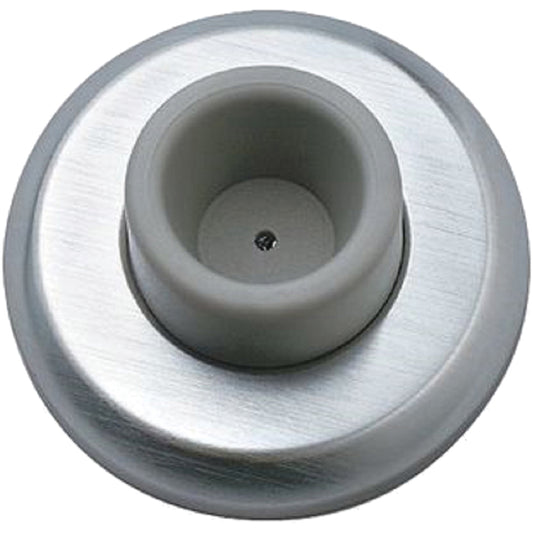 Rockwood 085798 Door Stops Type Concave Bumper  Finish/Coating Satin Stainless Steel  Projection 3/4 (Inch) Mount Type Wall  