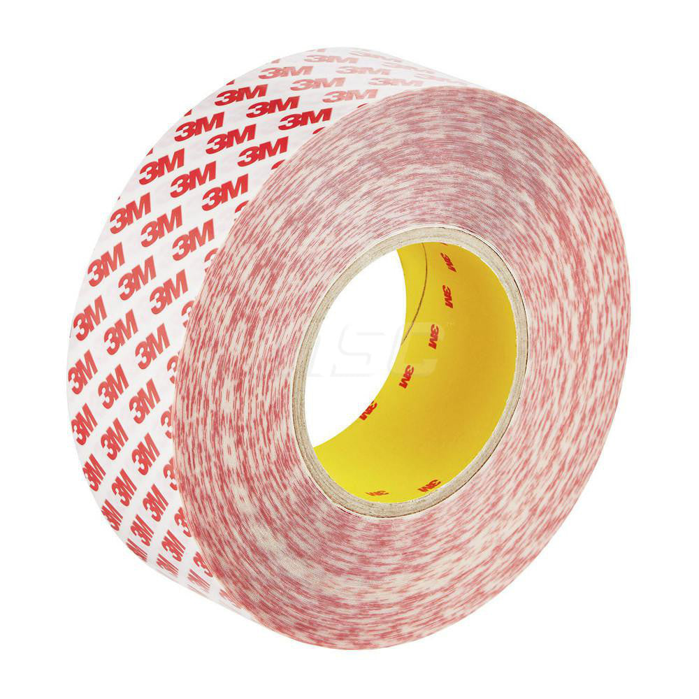 3M 7100224385 Clear Double-Sided Acrylic Tape 2" Wide, Acrylic Adhesive