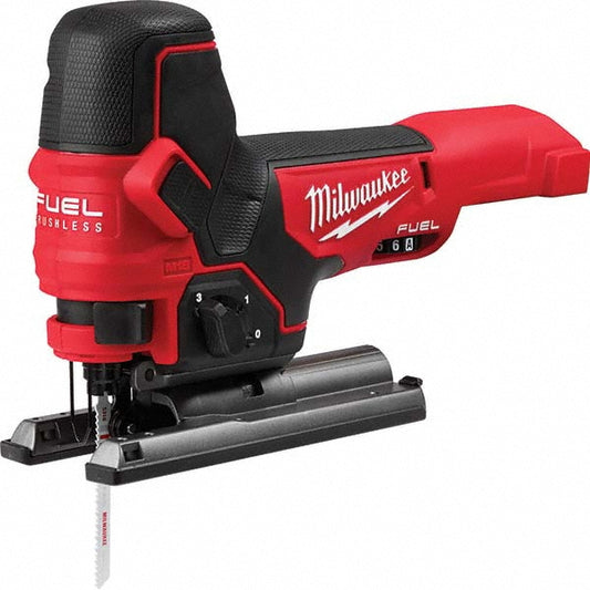 Milwaukee Tool 2737B-20 18V 0-3500 Strokes/min 1" Stroke Length 5.5&deg Max Angle Cordless Jigsaw