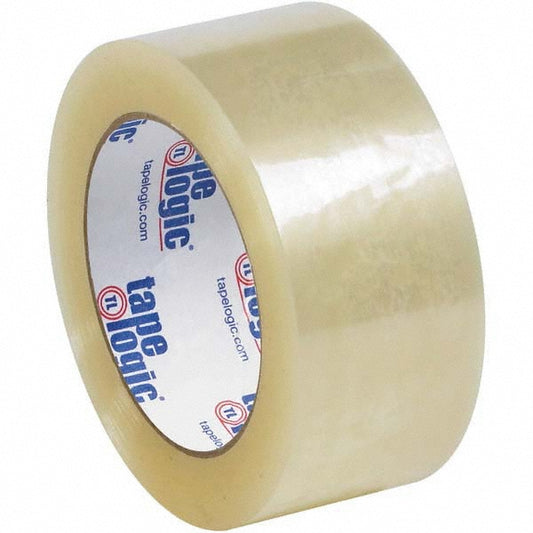 Tape Logic T9011266PK Pack of (6) 55 Yd Rolls 2" Clear Box Sealing & Label Protection Tape
