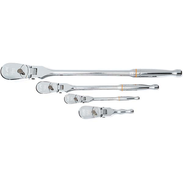 GEARWRENCH 81230T Ratchet Set 1/2, 1/4 & 3/8" Drive, Pear Head