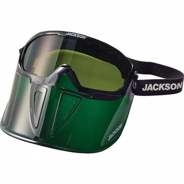 Jackson Safety 21001 Safety Goggles IR Filter, Uncoated, Green Polycarbonate Lenses