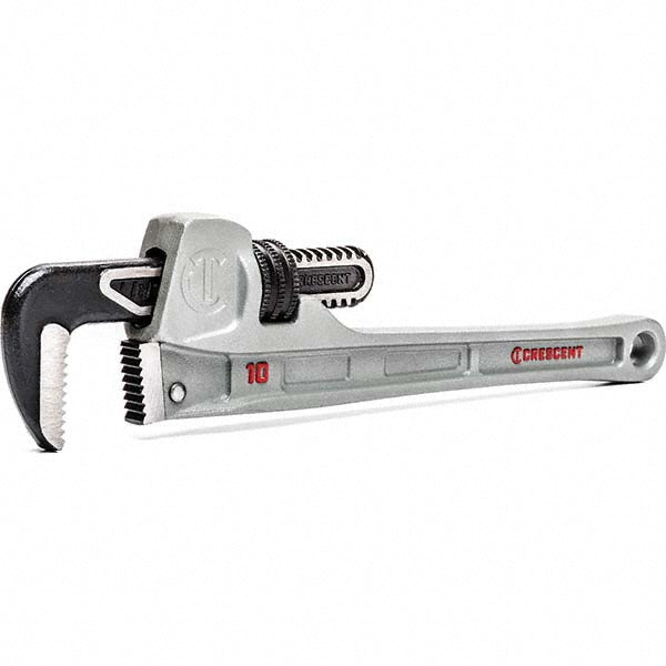 Crescent CAPW10S Straight Pipe Wrench 1-1/2" Max, 10" OAL, Aluminum