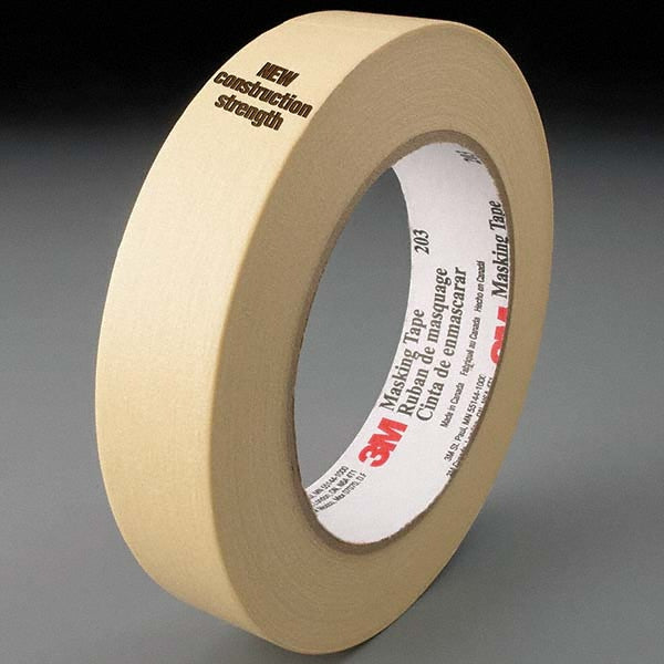 3M 7000124085 Masking Tape 24 mm Wide, 55 m Long, 4.7 mil Thick, Beige
