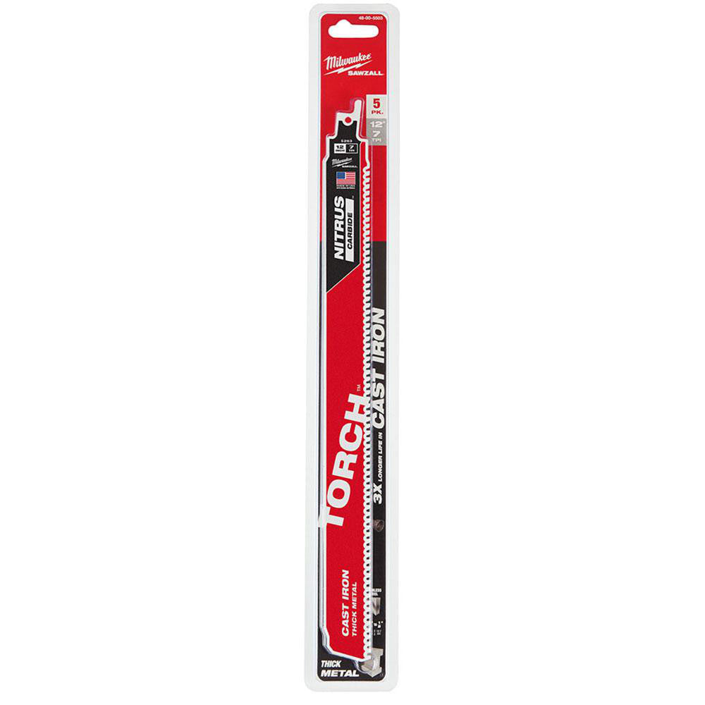 Milwaukee Tool 48-00-5563 Reciprocating Saw Blade Solid Carbide