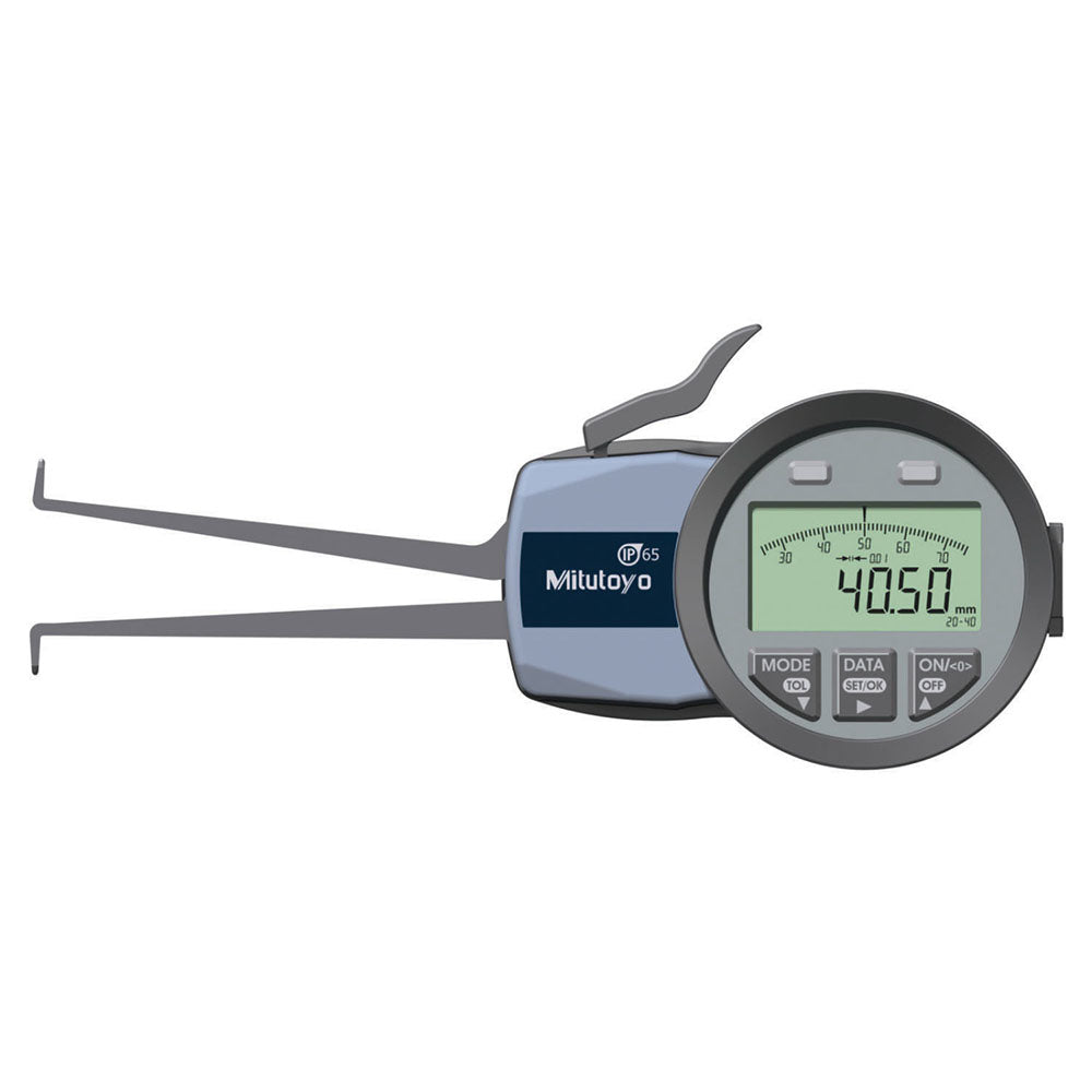 Mitutoyo 209-937 Electronic Caliper Gages Type Internal Minimum Measurement (mm) 20.00 Maximum Measurement (Inch) 1.5800 Maximum Measurement (mm) 40.00 Resolution (mm) 0.005000 Resolution (Decimal Inch) 0.0002 Groove Depth (mm) 7.00 Groove Depth (Decimal In