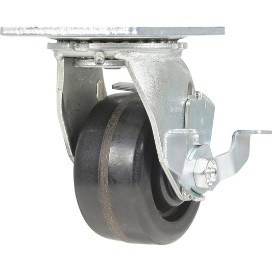 Vestil CST-VE-4X2PH-SWB Standard Casters Mount With Holes Bearing Type Roller Wheel Diameter (Inch) 4 Wheel Width (Inch) 2 Load Capacity (Lb. - 3 Decimals) 800.000 Wheel Material Phenolic Wheel Color Black Overall Height (Inch) 5-1/2