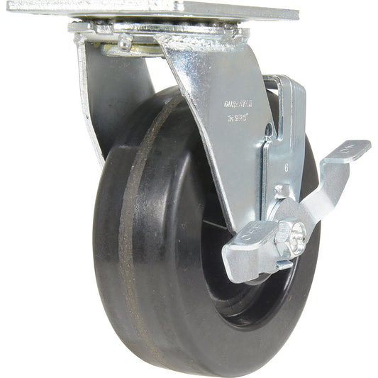 Vestil CST-VE-6X2PH-SWB Standard Casters Mount With Holes Bearing Type Roller Wheel Diameter (Inch) 6 Wheel Width (Inch) 2 Load Capacity (Lb. - 3 Decimals) 1200.000 Wheel Material Phenolic Wheel Color Black Overall Height (Inch) 7-1/2
