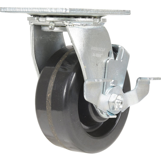 Vestil CST-VE-5X2PH-SWB Standard Casters Mount With Holes Bearing Type Roller Wheel Diameter (Inch) 5 Wheel Width (Inch) 2 Load Capacity (Lb. - 3 Decimals) 1000.000 Wheel Material Phenolic Wheel Color Black Overall Height (Inch) 6-1/2