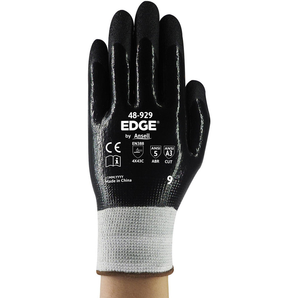 Ansell 48929100 Cut & Puncture Resistant Gloves Style Knit  Coating Material Nitrile  Coating Coverage Full  Glove Type Abrasion Resistant Cut & Puncture-Resistant Water Repellent  ANSI/ISEA Cut Resistance Level A3  Primary Material Nitrile