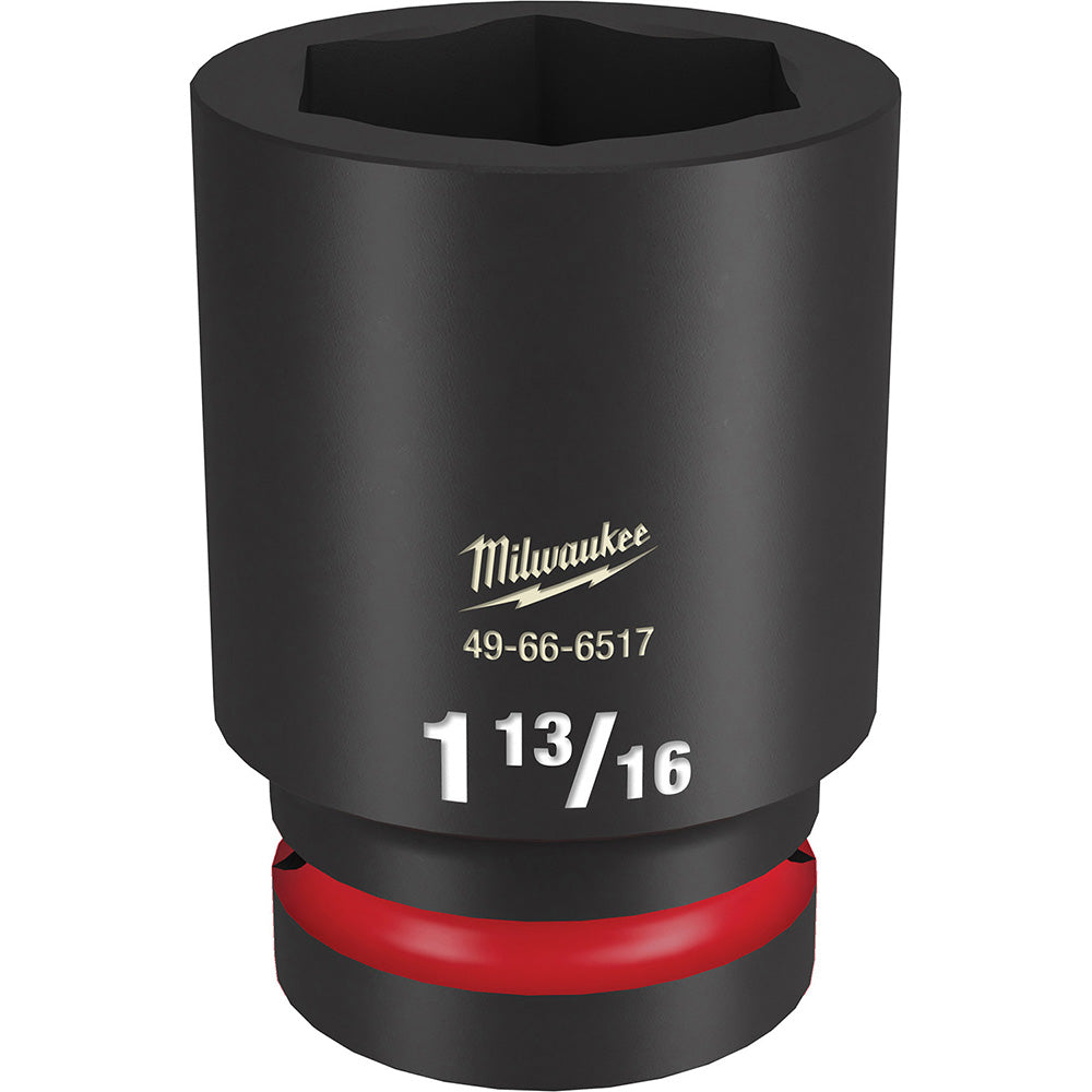 Milwaukee Tool 49-66-6517 Impact Socket 1" Drive, 1-13/16" Socket, Hex Drive