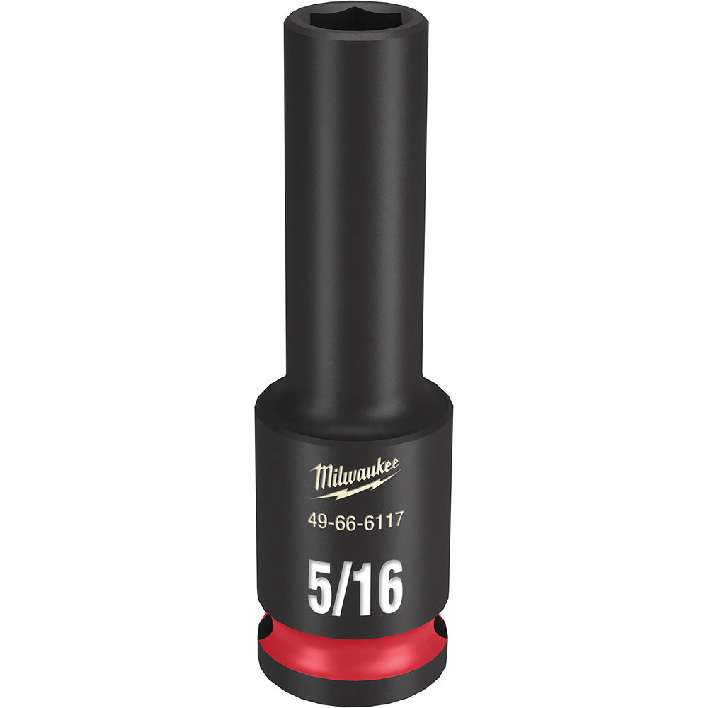 Milwaukee Tool 49-66-6117 Impact Socket 3/8" Drive, 5/16" Socket, Hex Drive