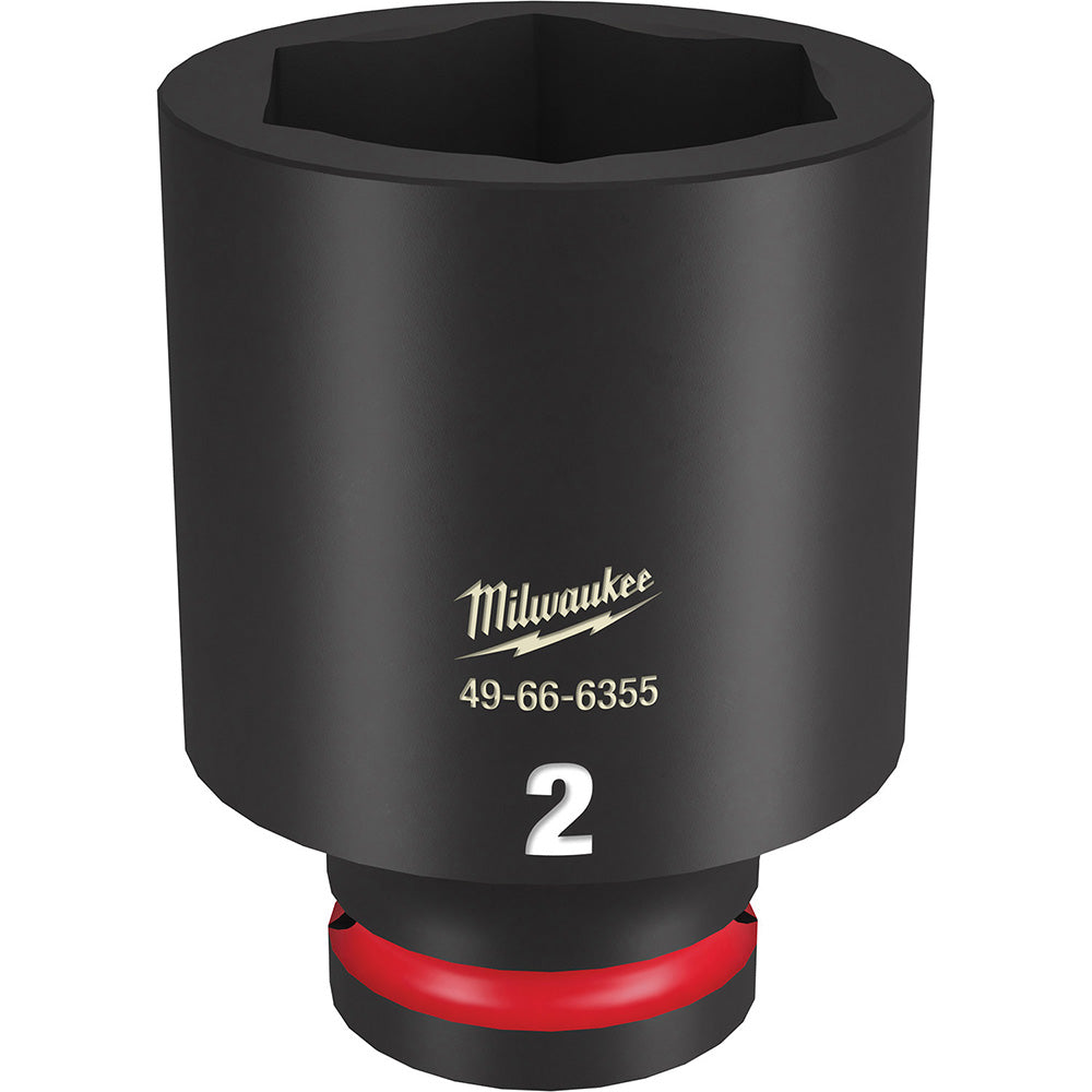 Milwaukee Tool 49-66-6355 Impact Socket 3/4" Drive, 2" Socket, Hex Drive