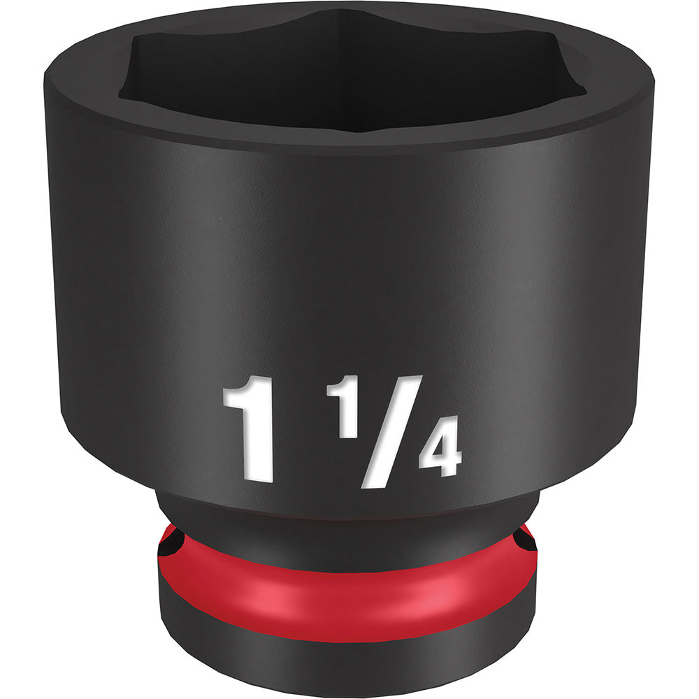 Milwaukee Tool 49-66-6214 Impact Socket 1/2" Drive, 1-1/4" Socket, Hex Drive