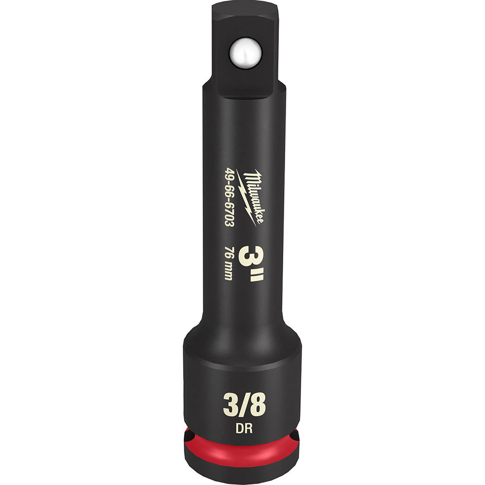 Milwaukee Tool 49-66-6703 Socket Extensions Drive Size (Inch) 3/8  Overall Length (Inch) 3  Overall Length (Decimal Inch) 3.0000  