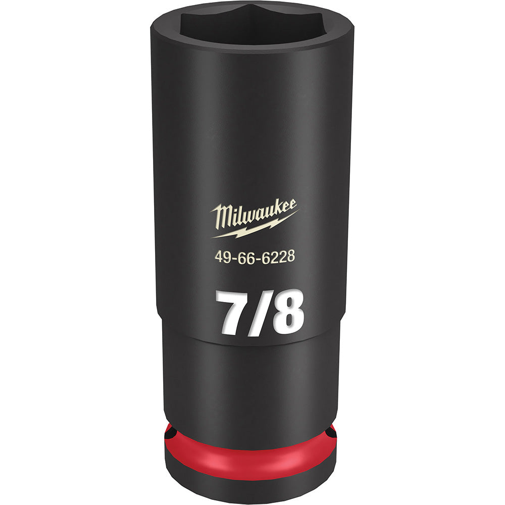 Milwaukee Tool 49-66-6228 Impact Socket 1/2" Drive, 7/8" Socket, Hex Drive