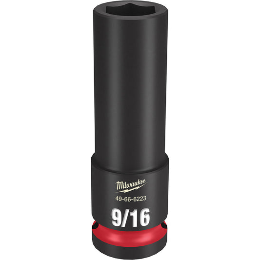 Milwaukee Tool 49-66-6223 Impact Socket 1/2" Drive, 9/16" Socket, Hex Drive