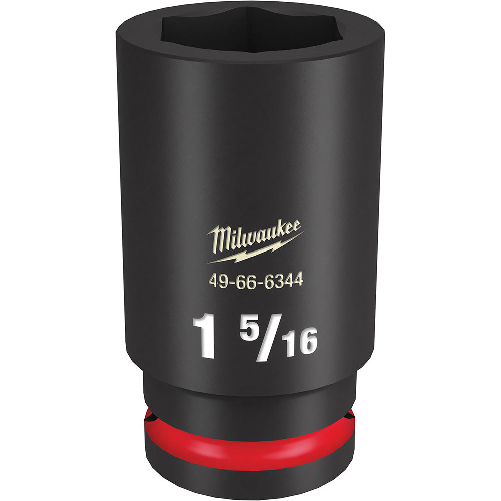 Milwaukee Tool 49-66-6344 Impact Socket 3/4" Drive, 1-5/16" Socket, Hex Drive