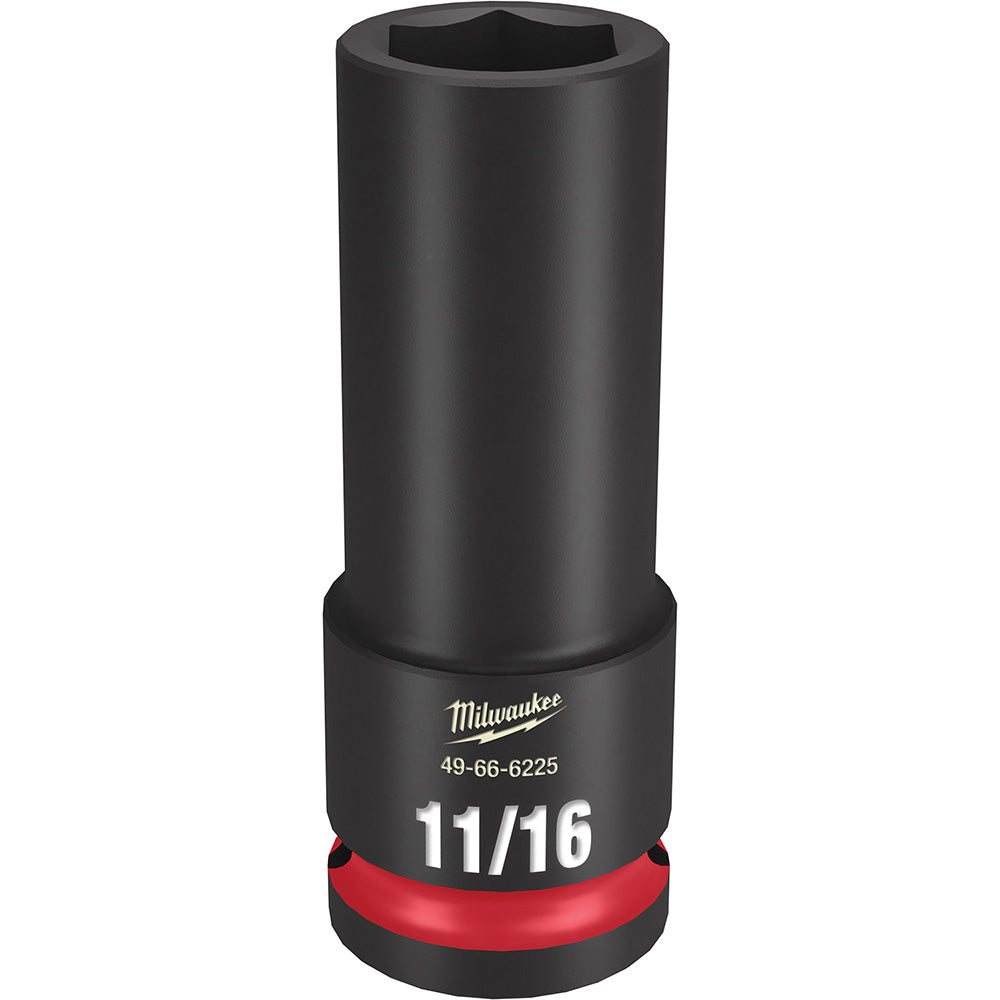 Milwaukee Tool 49-66-6225 Impact Socket 1/2" Drive, 11/16" Socket, Hex Drive