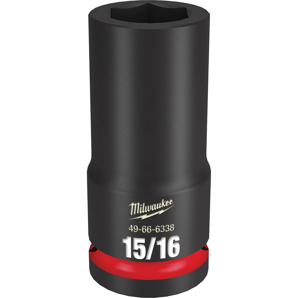 Milwaukee Tool 49-66-6338 Impact Socket 3/4" Drive, 15/16" Socket, Hex Drive