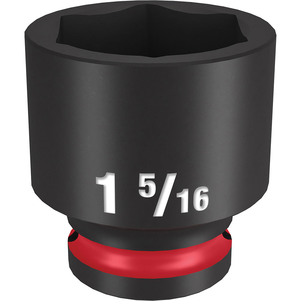 Milwaukee Tool 49-66-6215 Impact Socket 1/2" Drive, 1-5/16" Socket, Hex Drive