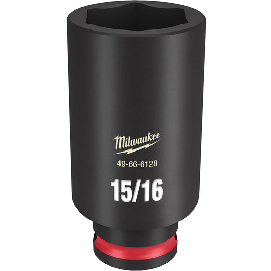 Milwaukee Tool 49-66-6128 Impact Socket 3/8" Drive, 15/16" Socket, Hex Drive