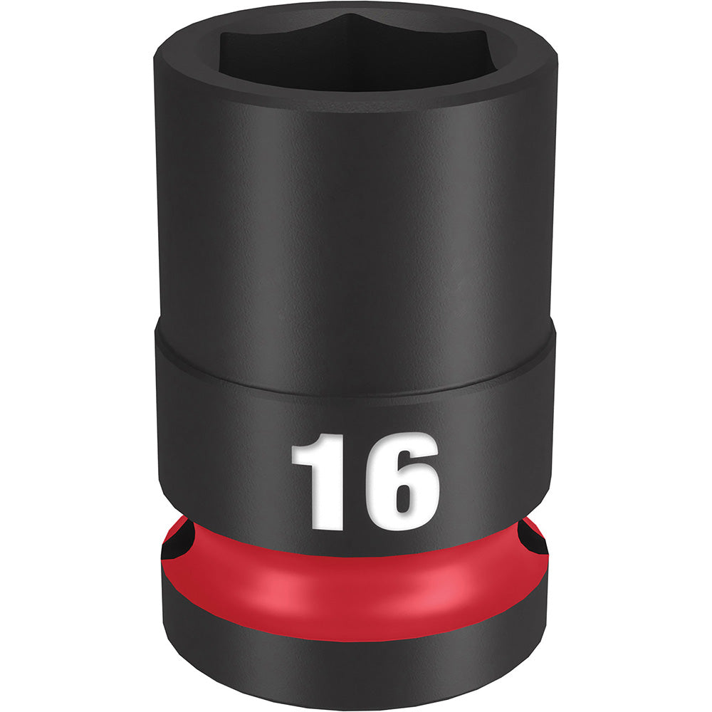 Milwaukee Tool 49-66-6248 Impact Socket 1/2" Drive, 16mm Socket, Hex Drive