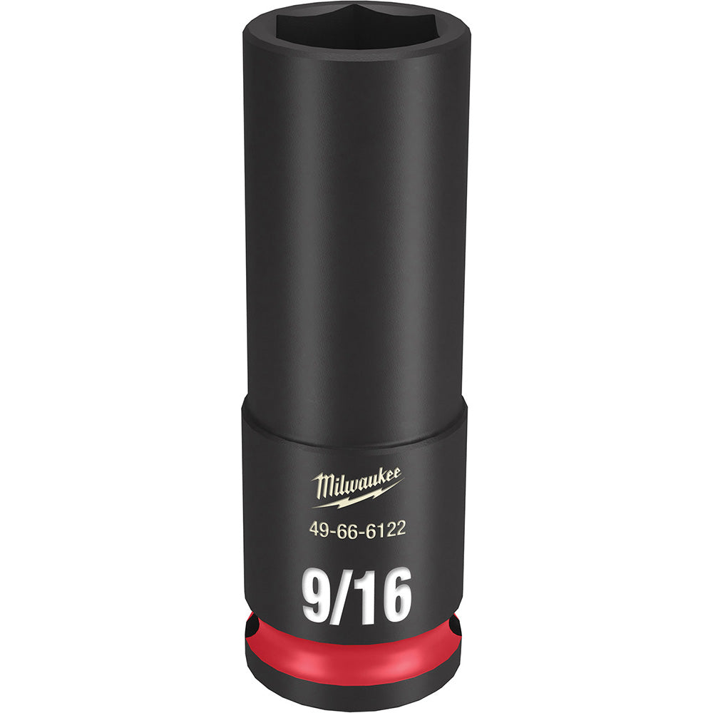 Milwaukee Tool 49-66-6122 Impact Socket 3/8" Drive, 9/16" Socket, Hex Drive