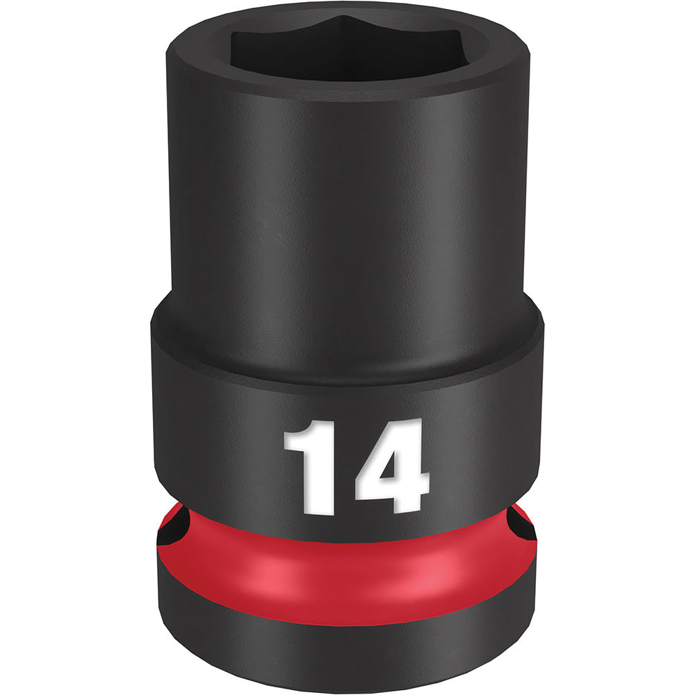 Milwaukee Tool 49-66-6246 Impact Socket 1/2" Drive, 14mm Socket, Hex Drive