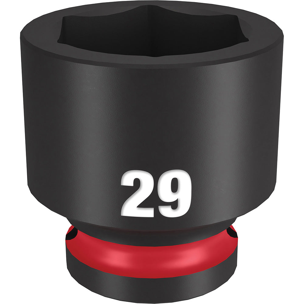 Milwaukee Tool 49-66-6261 Impact Socket 1/2" Drive, 29mm Socket, Hex Drive