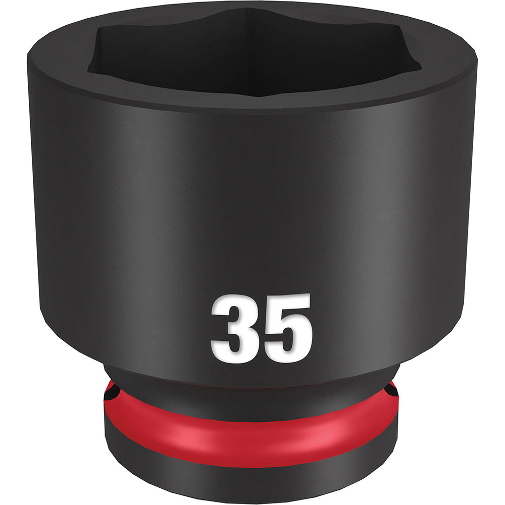 Milwaukee Tool 49-66-6267 Impact Socket 1/2" Drive, 35mm Socket, Hex Drive
