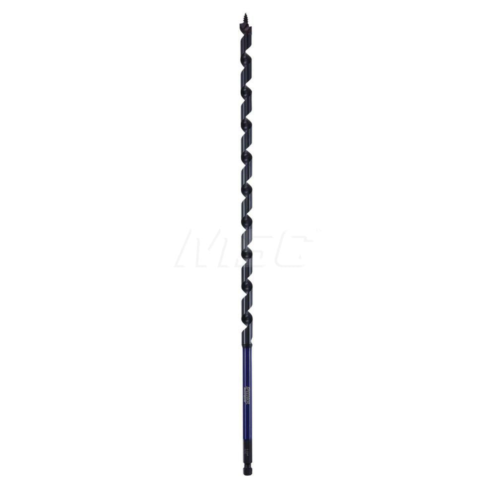 Irwin IWAX3006 Auger & Utility Drill Bits Auger Bit Size 0.5  Shank Diameter 3.0000  Shank Size 3.0000  Shank Type Hex  Tool Material High-Speed Steel  Coated Coated