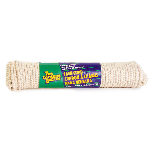 Orion Cordage 120085-00100-000 Rope Rope Construction 3 Strand Twisted  Material Cotton  Work Load Limit 10lb  Color White  Breaking Strength 750.000  Application General Purpose