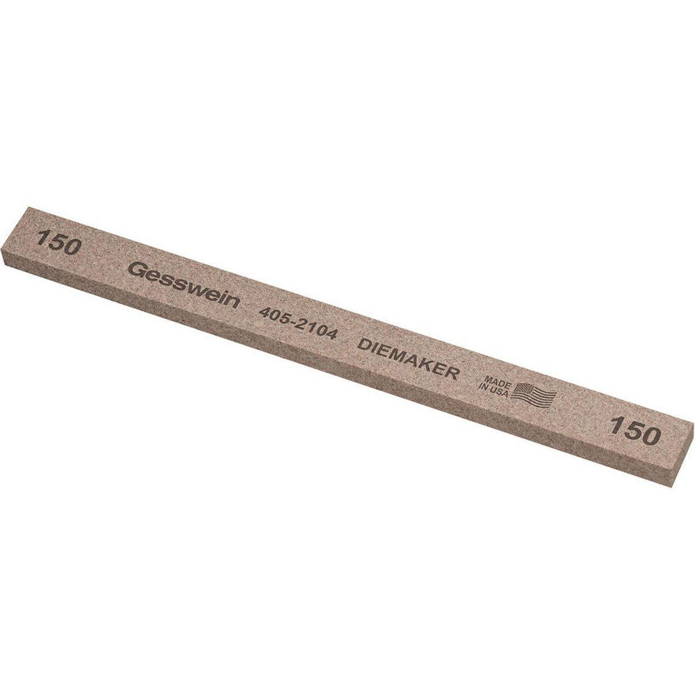Value Collection 4052104 Rectangle Polishing Stone Aluminum Oxide, 1/2" Wide, 1/4" Thick, 6" OAL