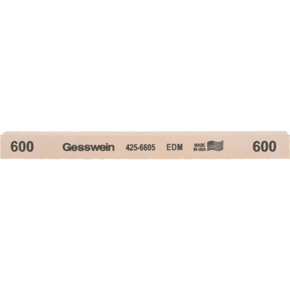 Value Collection 4256605 Square Polishing Stone Aluminum Oxide, 1/2" Wide, 1/2" Thick, 6" OAL