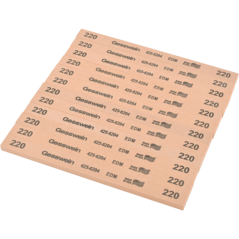 Value Collection 4256204 Rectangle Polishing Stone Aluminum Oxide, 1/2" Wide, 1/4" Thick, 6" OAL