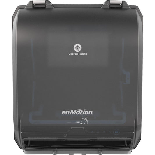 Georgia Pacific 59450A Enmotion 10" Automated Touchless Water-Resistant Paper Towel Dispenser, Black