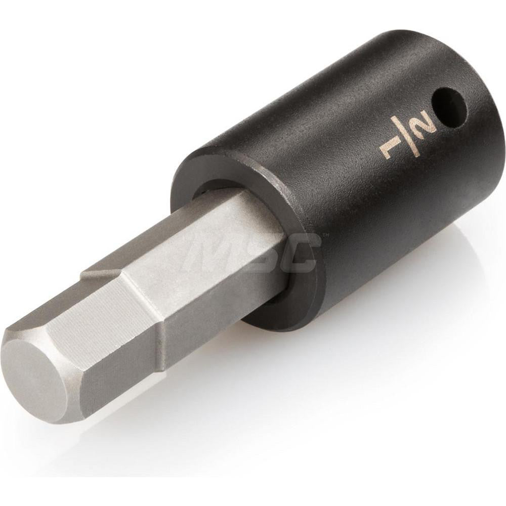Tekton SIB22213 1/2 Inch Drive x 1/2 Inch Hex Impact Bit Socket