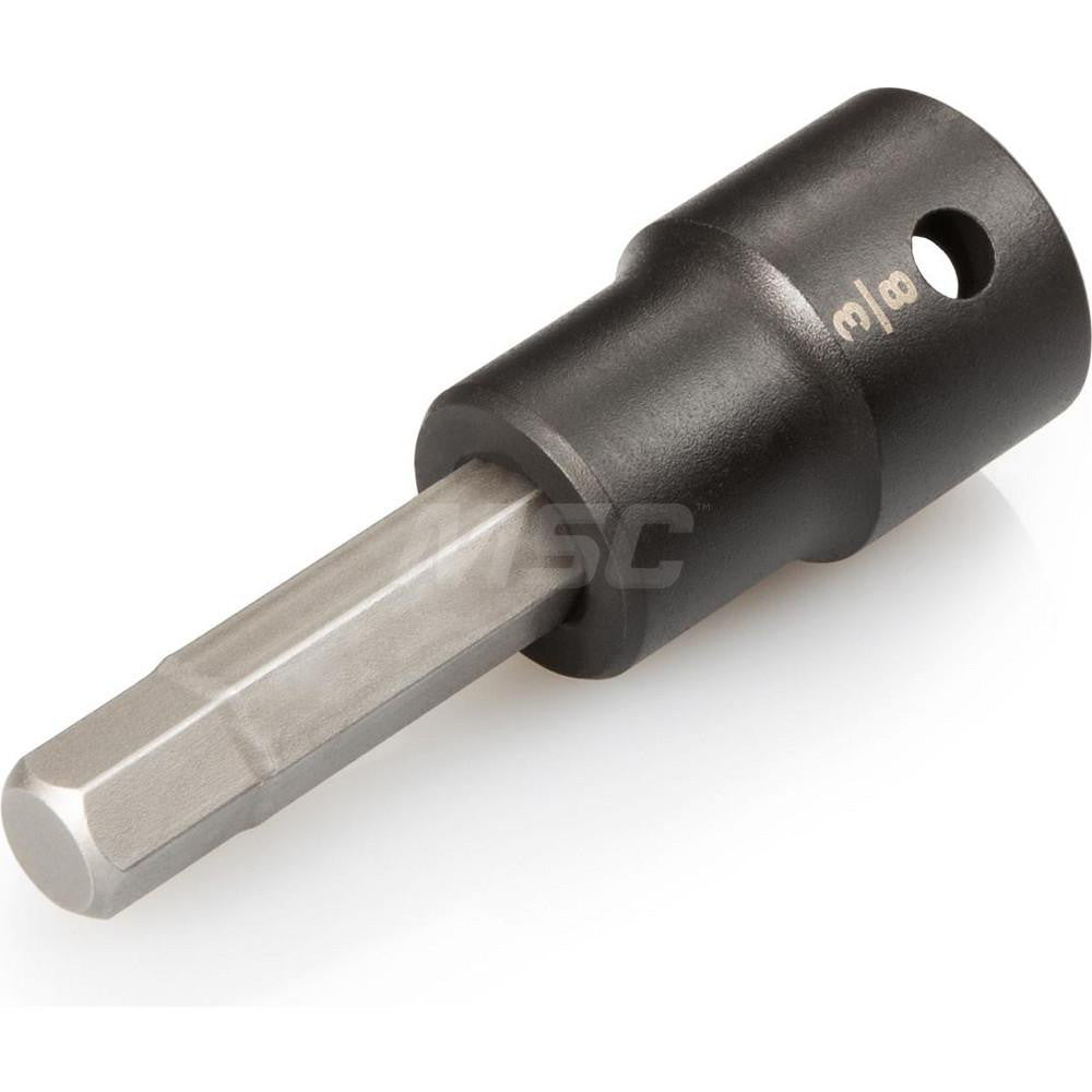 Tekton SIB22210 1/2 Inch Drive x 3/8 Inch Hex Impact Bit Socket