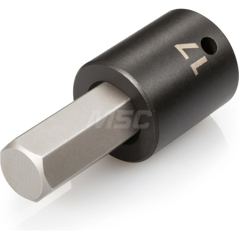 Tekton SIB23217 1/2 Inch Drive x 17 mm Hex Impact Bit Socket