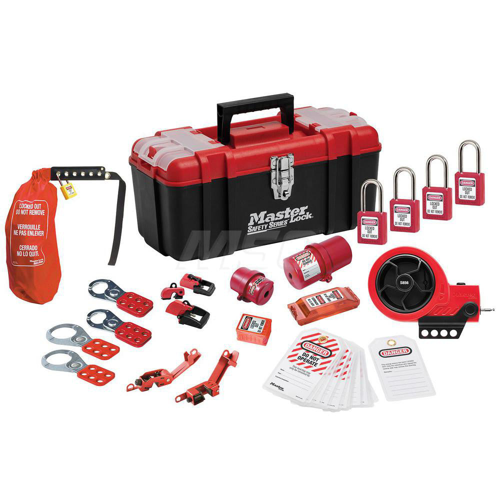 Master Lock 1457E410KAPRE Portable Lockout Kits Type Electrical Lockout Kit Container Type Tool Box Number of Padlocks Included 4 Key Type Keyed Alike