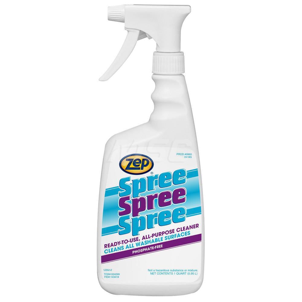 ZEP Inc 86016 Cleaner & Degreaser  1 qt, Trigger Spray Bottle,