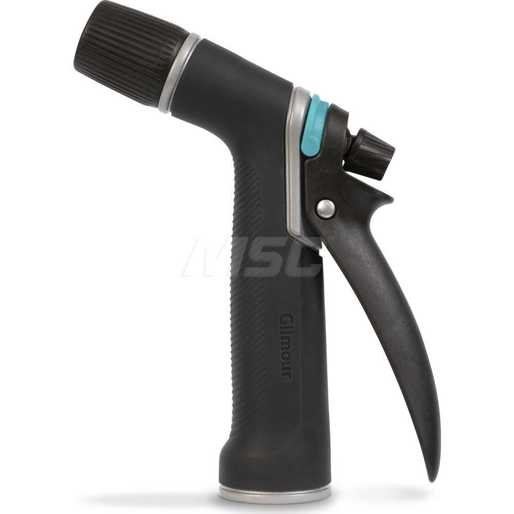 Gilmour 813702-1001 Garden Hose Adjustable & Cleaning Nozzle 3/4" GHT, Plastic