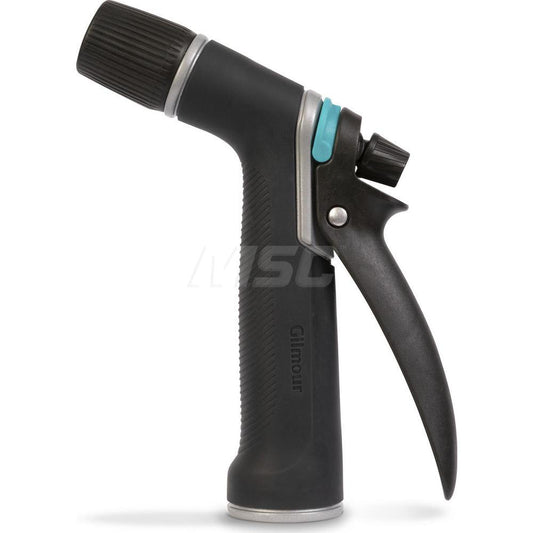 Gilmour 813702-1001 Garden Hose Adjustable & Cleaning Nozzle 3/4" GHT, Plastic