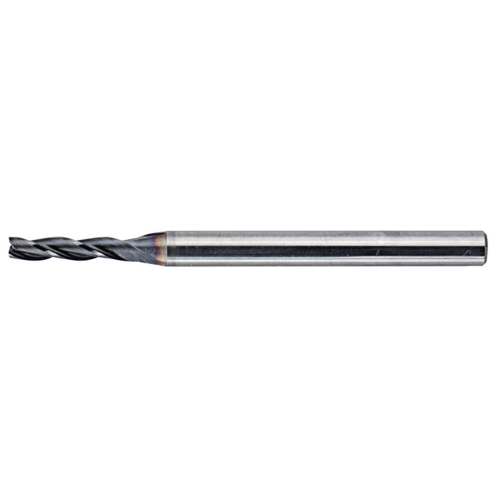 Kennametal 6415928 Square End Mill 1 mm Dia, 2 mm LOC, 3 Flutes, Solid Carbide
