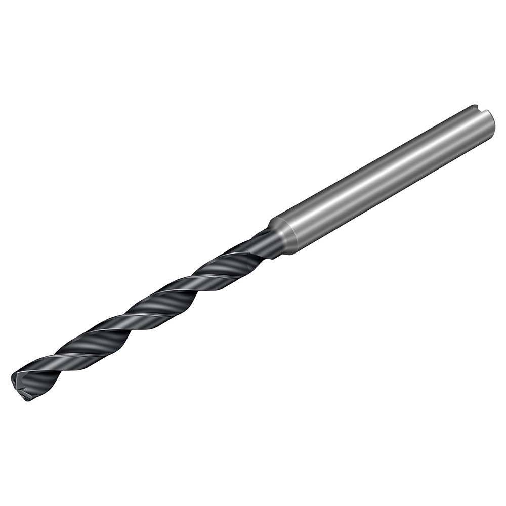 Sandvik Coromant 8173244 Micro Drill Bit 0.1110" Dia, 140 deg, Solid Carbide