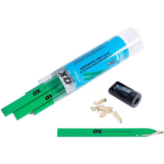 Ox Tools OX-T023010 Carpenter Pencils Type Carpenter Pencil  Material Wood/Lead