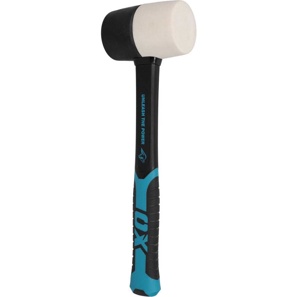 Ox Tools OX-T081916 Non-Marring Hammer 16 oz, 2-1/2" Face Dia, Rubber Head