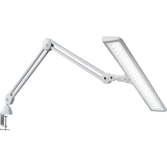 Daylight U35500 Task Light LED, 39.37" Reach, Ball Joint Arm, Free Standing, White